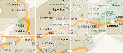 Mpumalanga Search by Map