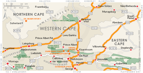 Accommodation RUST Search Map  Western Cape