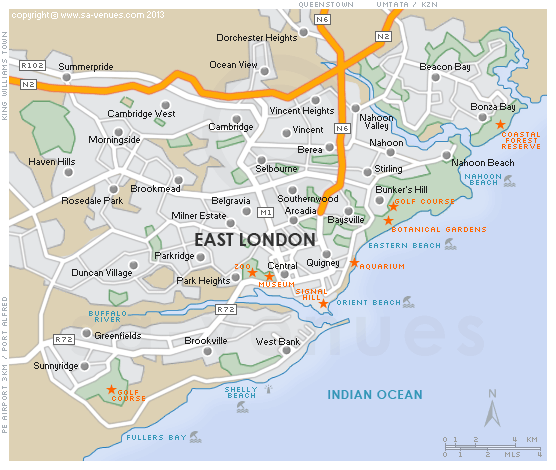 East London Map