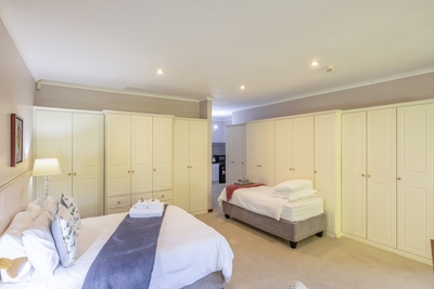 Annexe cupboards and beds