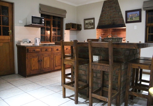 Eland kitchen area with indoor braai area