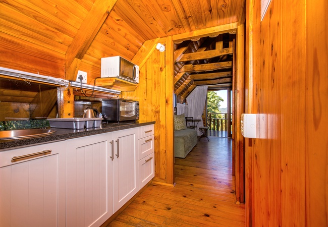 Individual Double Log Cabin - Shower