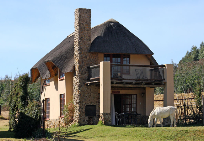 Thatched Mountain-facing Chalet