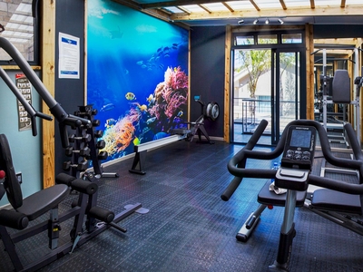 Gym fitness room 