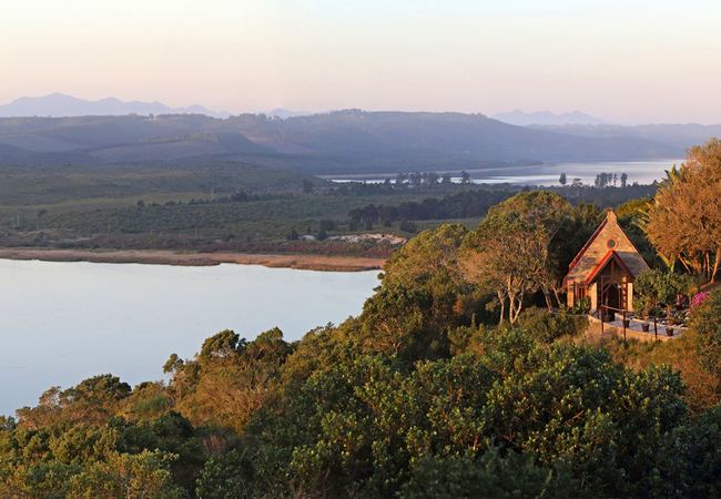 Lake and mountain views