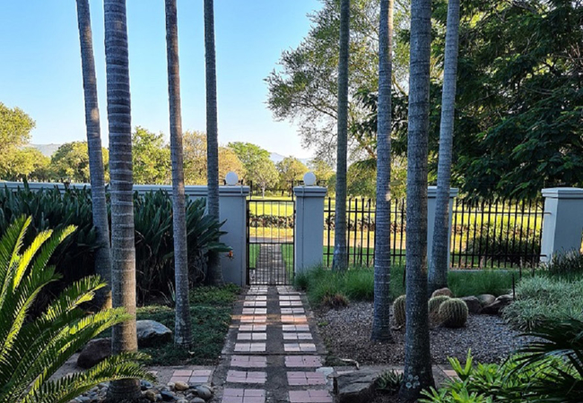 Entrance to reception