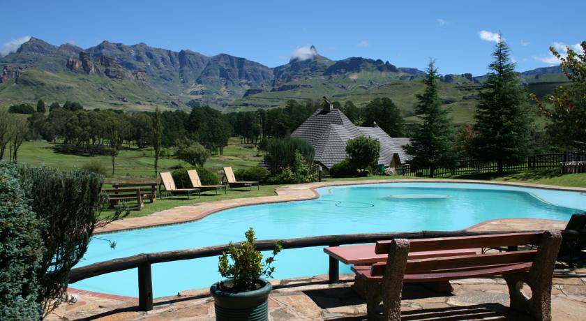 Pool area at Fairways