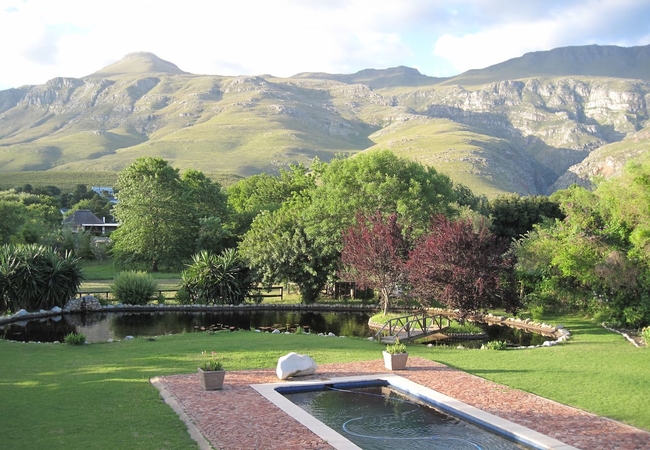 View from upstairs of the pool