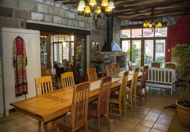 Guest dining area