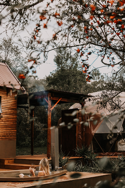 Nightjar Dome - Woodfired Hot Tub