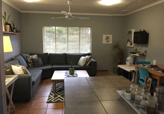 Apartment B -View of Lounge from Fully Equipped Kitchen