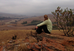 Hiking on the farm