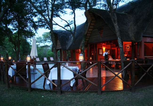 Dining at Thula Thula