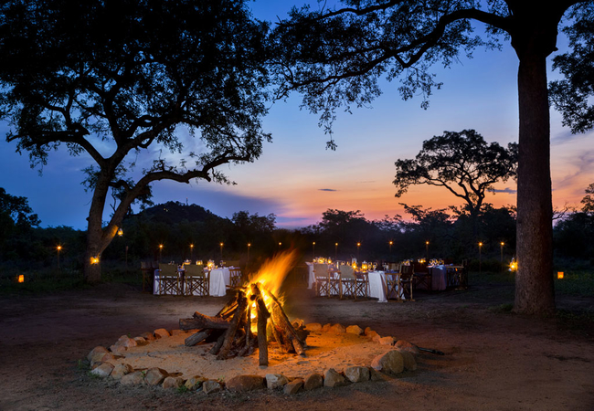 Dining at Safari Lodge