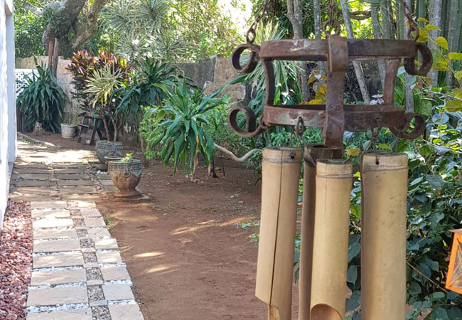 Garden Room - walkway to room