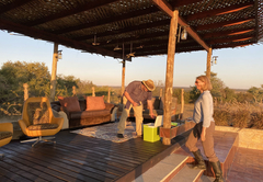 Sundowners on the Aardvark Deck