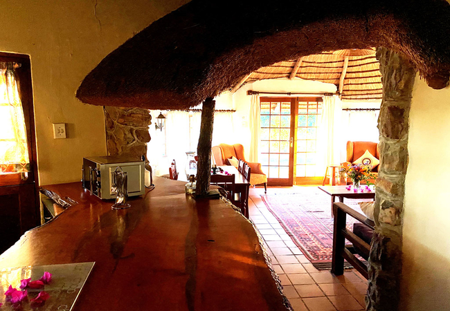 Butterfly cottage view through from kitchen