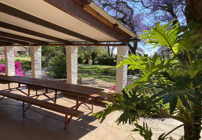 Windsong Cottage Patio view