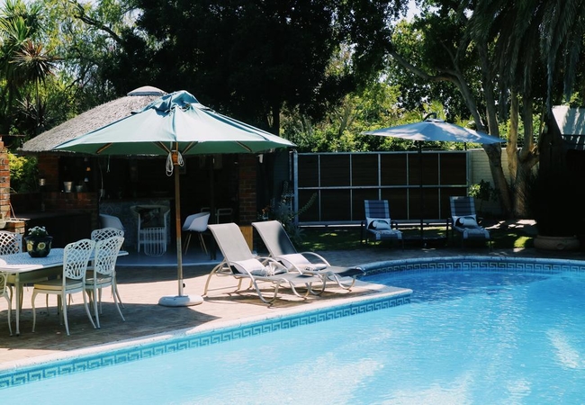 Pool and gazebo